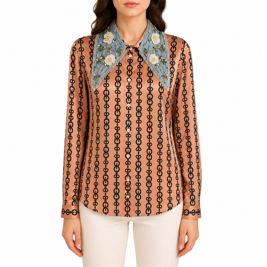 قميص قوتشي مستعمل | Gucci Shirt Used - size 40