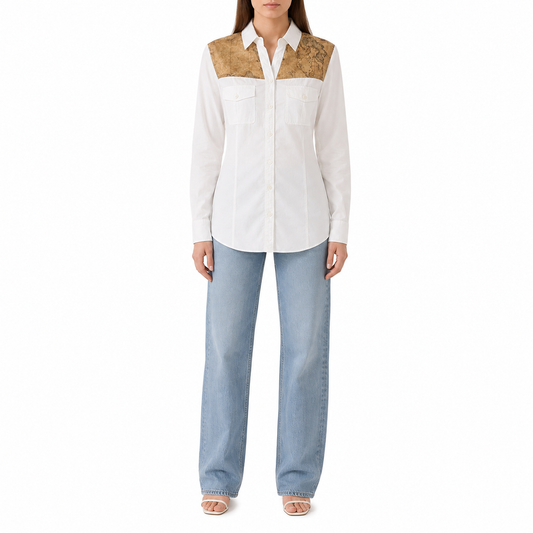 قميص الفيرو مارتيني استعمال نظيف | Alviero Martini Shirt Used - size 46