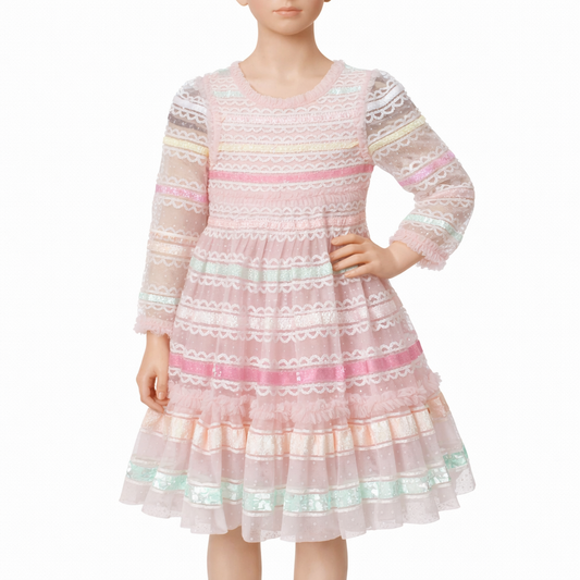 فستان نيدل اند ثريد مستعمل | Needle & Thread Dress Used - size 3 Years