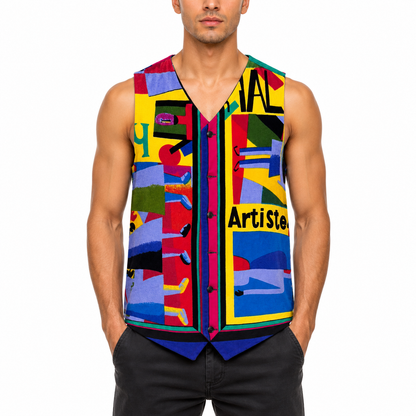 سترة فيرزاتشي استعمال نظيف | Versace Vest Vintage  Like New - size L