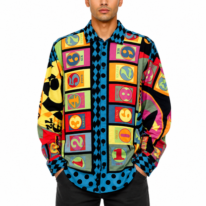 قميص فيرزاتشي استعمال نظيف | Versace Shirt Like New - size L