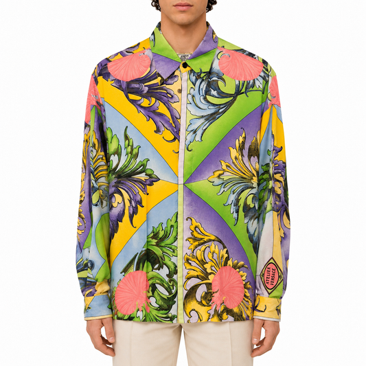 قميص فيرزاتشي مستعمل | Versace Shirt Used - size M