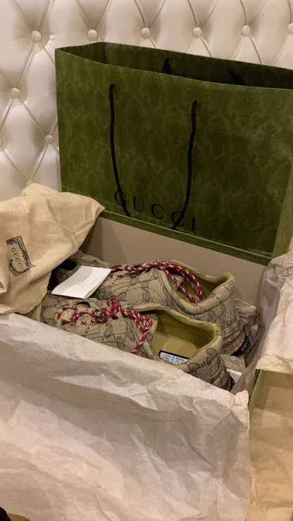 سنيكرز قوتشي رجالية جديدة | Gucci Sneakers New - Size 44