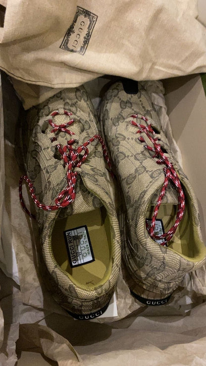 سنيكرز قوتشي رجالية جديدة | Gucci Sneakers New - Size 44