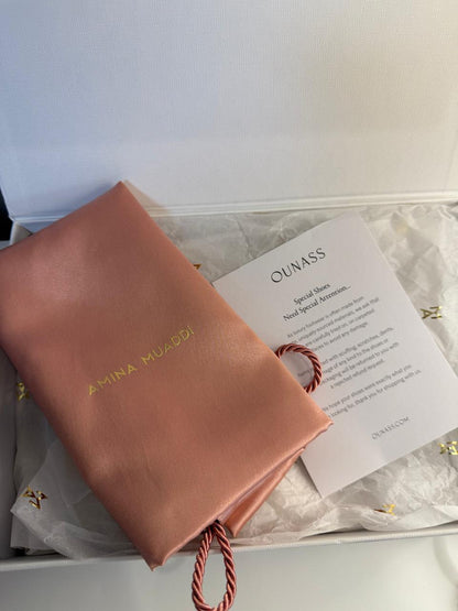 كعب أمينة معادي | Amina Muaddi Heels - Size 38