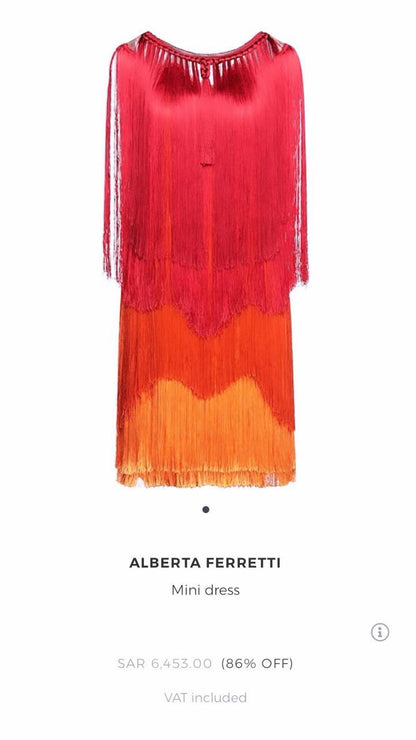 ALBERTA FERRETTI Dress New - size 40 Small