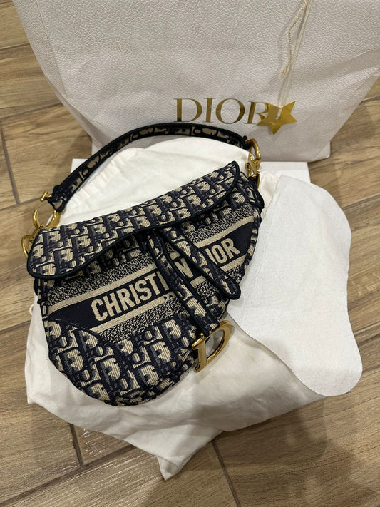 شنطة ديور سادل مستعملة  | Dior Saddle Bag Used