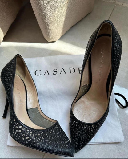 كعب كاسادي مستعمل | Casadei Heels - size 38.5 also fits 39