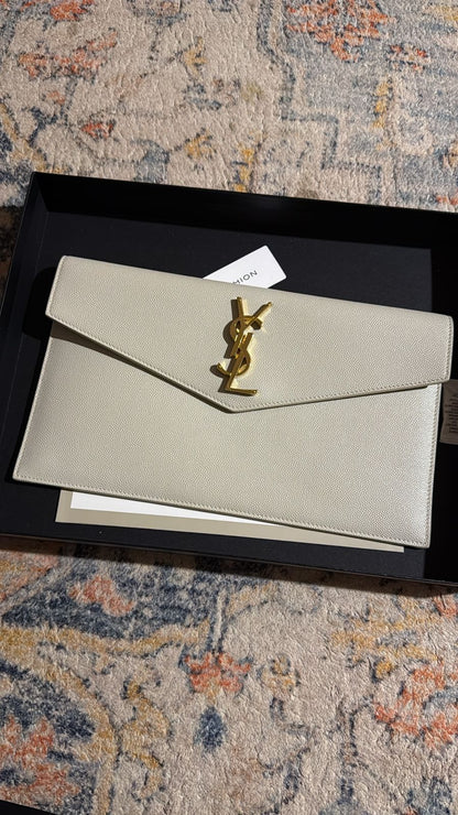 شنطة إيف سان لوران مستعملة |  Saint Laurent Clutch Bag Used