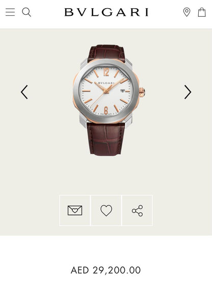 Bulgari Watch - size 41