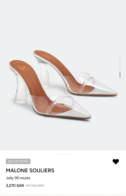 Malone Souliers Heels - size 39.5