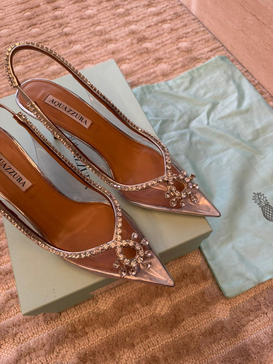 كعب اكوازورا | Aquazzura Heels - size 38 fits 37