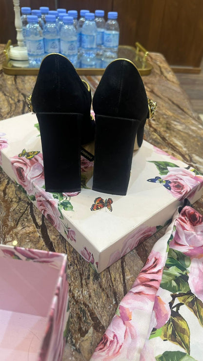 كعب مخمل دولتشي اند غابانا | Dolce & Gabbana Heels - size 38