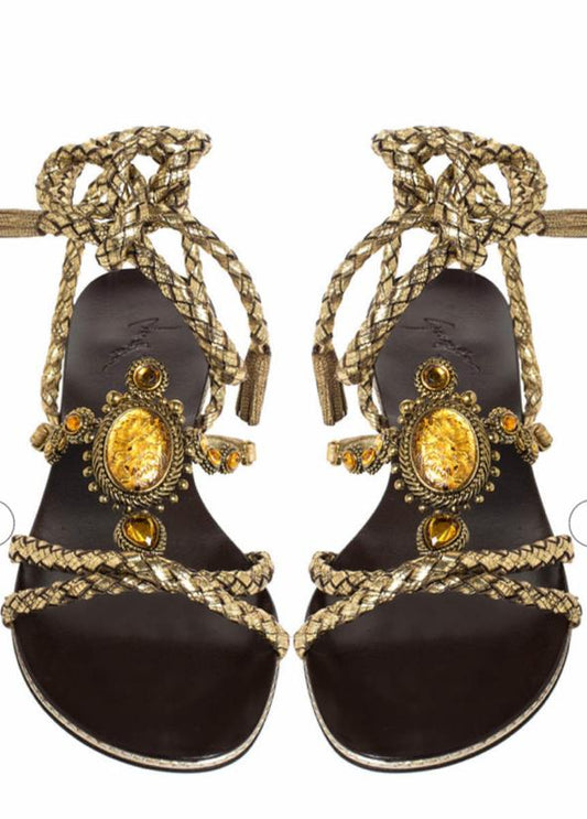 فلات جوسيبي زانوتي جديد | Giuseppe Zanotti Flat - size 38