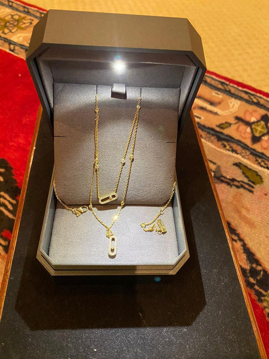 MESSIKA Necklace double full diamond