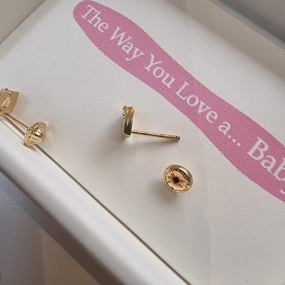 حلق ذهب و الماس بيبي فتيحي | Baby Fitaihi Earrings Diamond/ Gold