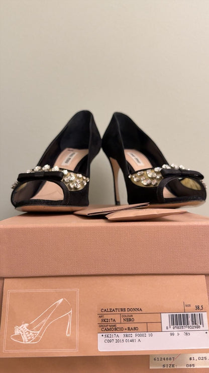 MIU MIU Heels - size 38.5 ( 9 cm )
