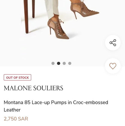 Malone Souliers Heels - size 37