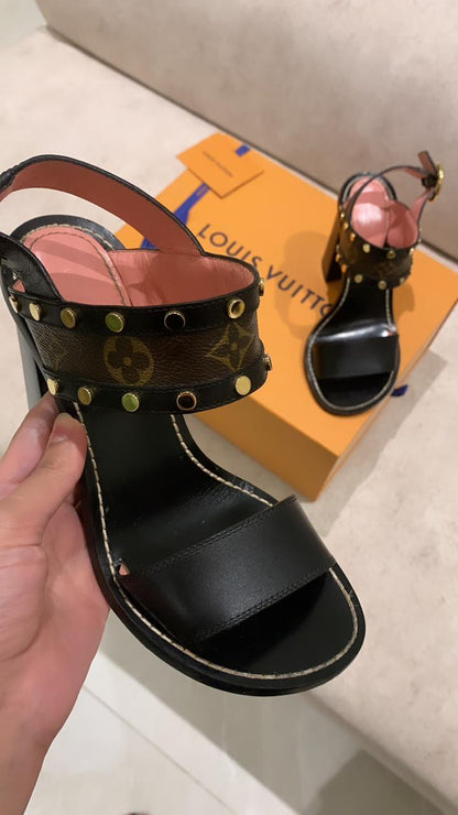 كعب لويس فيتون | Louis Vuitton Heels - size 37.5