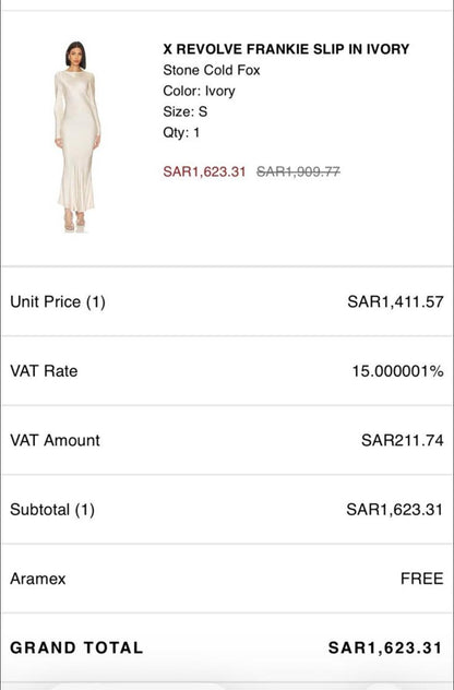 Stone Cold Fox Dress - size S