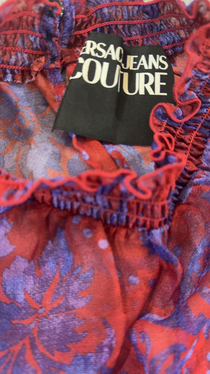 Versace Set Blouse and Skirt- size M-L