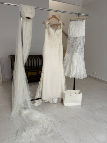 Pornovious Bridal ( Dress - Veil - Petticoat )