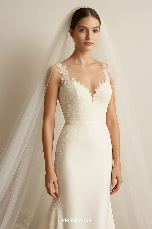 فستان زفاف - طرحة - جيبون برونوفياس | Pornovious Bridal ( Dress - Veil - Petticoat )