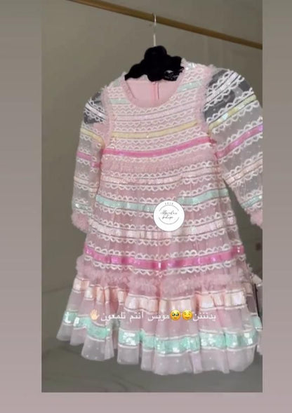 فستان نيدل اند ثريد مستعمل | Needle & Thread Dress Used - size 3 Years