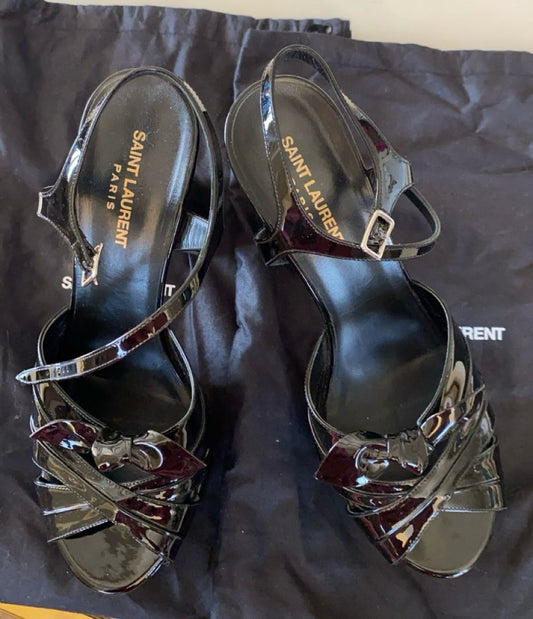 كعب إيف سان لوران مستعمل | Saint Laurent Heels Used - size 40