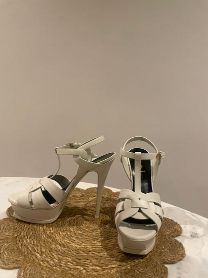 كعب إيف سان لوران مستعمل | Saint Laurent Heels Used - size 39
