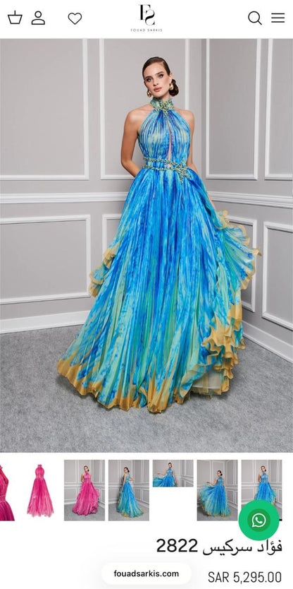 فستان فؤاد سركيس مستعمل | Fouad Sarkis Dress Used - size 36
