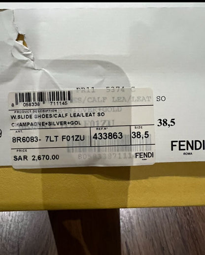 FENDI Heels Used - size 38.5