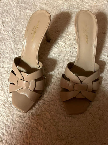 كعب إيف سان لوران مستعمل | Saint Laurent Heels Used - size 40