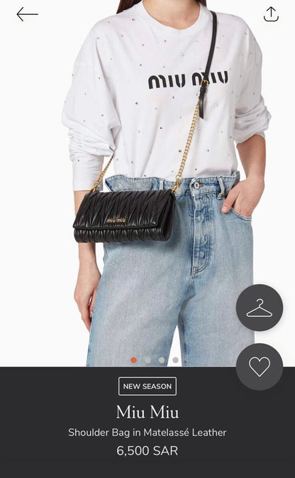 MIU MIU Bag Used