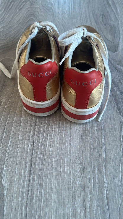 سنيكرز قوتشي مستعمل | Gucci Sneakers Used - size 28