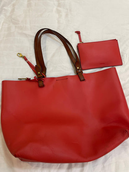 FOSSIL Bag with makeup bag inside Used