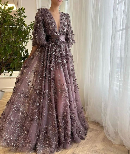 فستان تيوتاميتشي مستعمل | Teutamitchi Dress Used - size 14