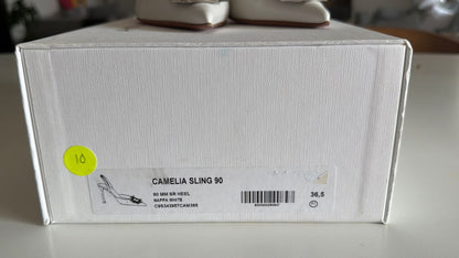 Amina Muaddi Heels Used Once- size 36.5