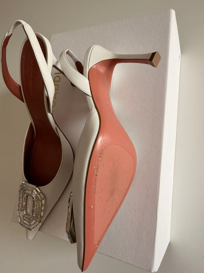 Amina Muaddi Heels Used Once- size 36.5