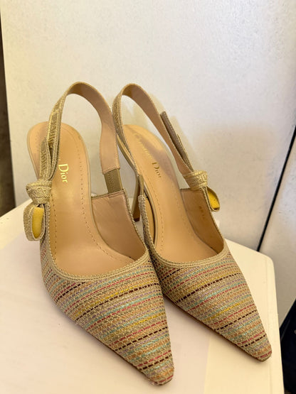 كعب ديور مستعمل بحالة الجديدة | Dior Heels Used like new - size 39