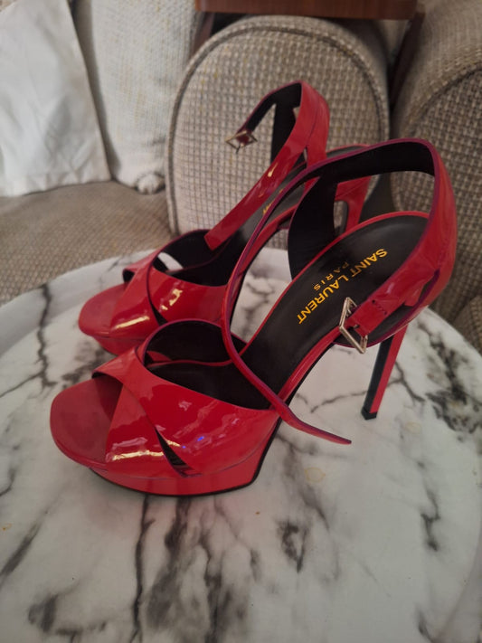 كعب إيف سان لوران مستعمل | Saint Laurent Heels Used - size 39