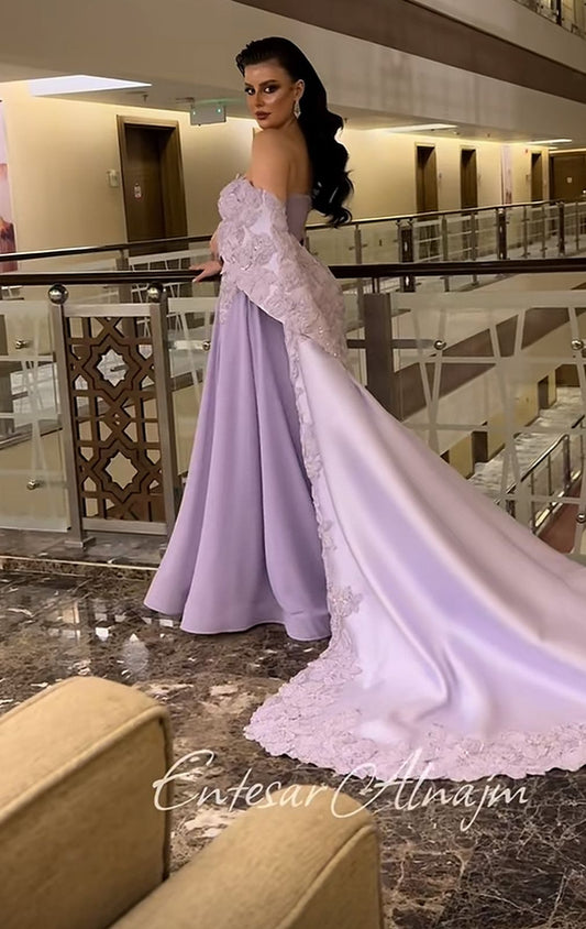 فستان المصممة انتصار النجم مستعمل مرة فقط | ENTSAR ALNAJM Dress Used Once ONLY - size XL