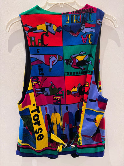 سترة فيرزاتشي استعمال نظيف | Versace Vest Vintage  Like New - size L