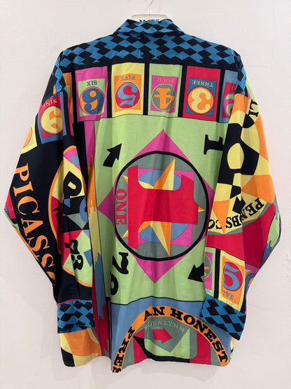 قميص فيرزاتشي استعمال نظيف | Versace Shirt Like New - size L