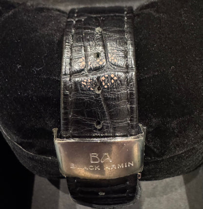 Black Armin Watch full diamond Used