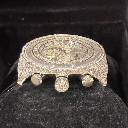 Elie Jouztaf Watch full diamond Used - size 42-44