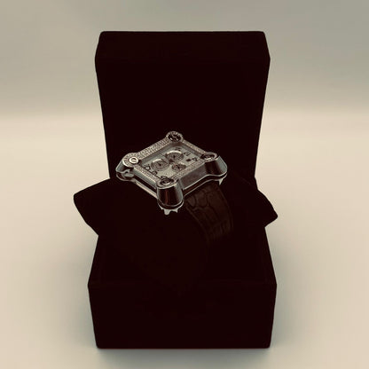 Black Armin Watch full diamond Used