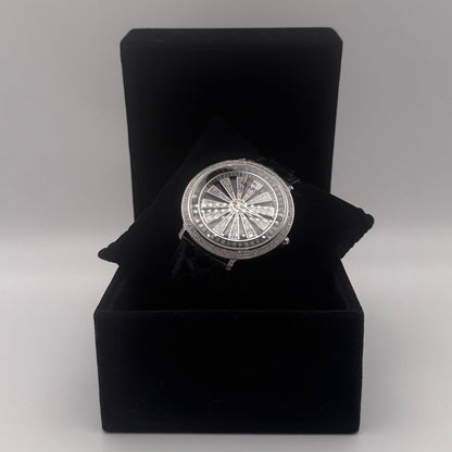 ساعة شارلي مرصعة بالاألماس مستعملة | SHARLY Watch full diamond Used - size 42
