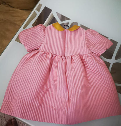 فستان طفلة مي مي سول جديد | Mi Mi Sol Dress New - size 9 months
