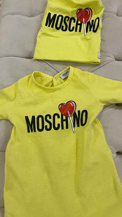 Moschino Baby Set Used - size 3-6 Months